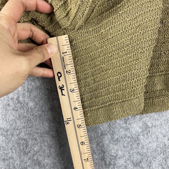 Free People Beach Carter Sweater Set Womens Medium Green Pullover Shorts Lounge - Picture 14 of 16